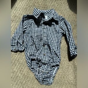 Carter’s Blue Gingham Dress Shirt
